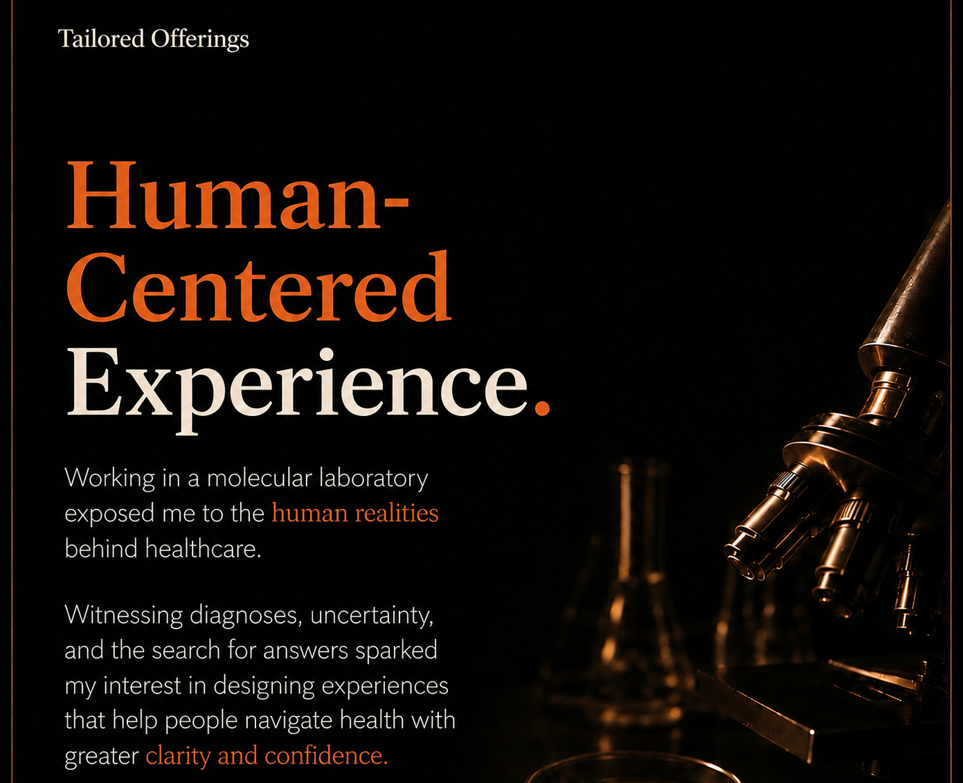 Tailored Offerings — Human-Centered Experience